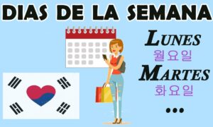 los dias de la semana en coreano