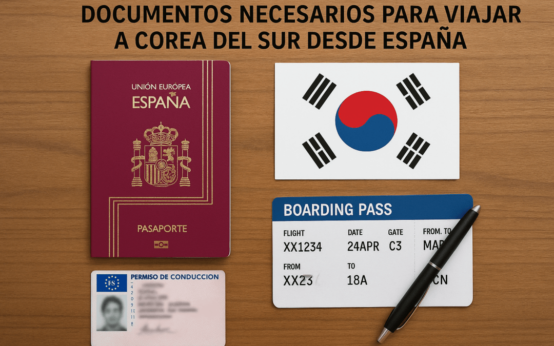 ¿Qué documentos necesito para viajar a Corea del Sur desde España?
