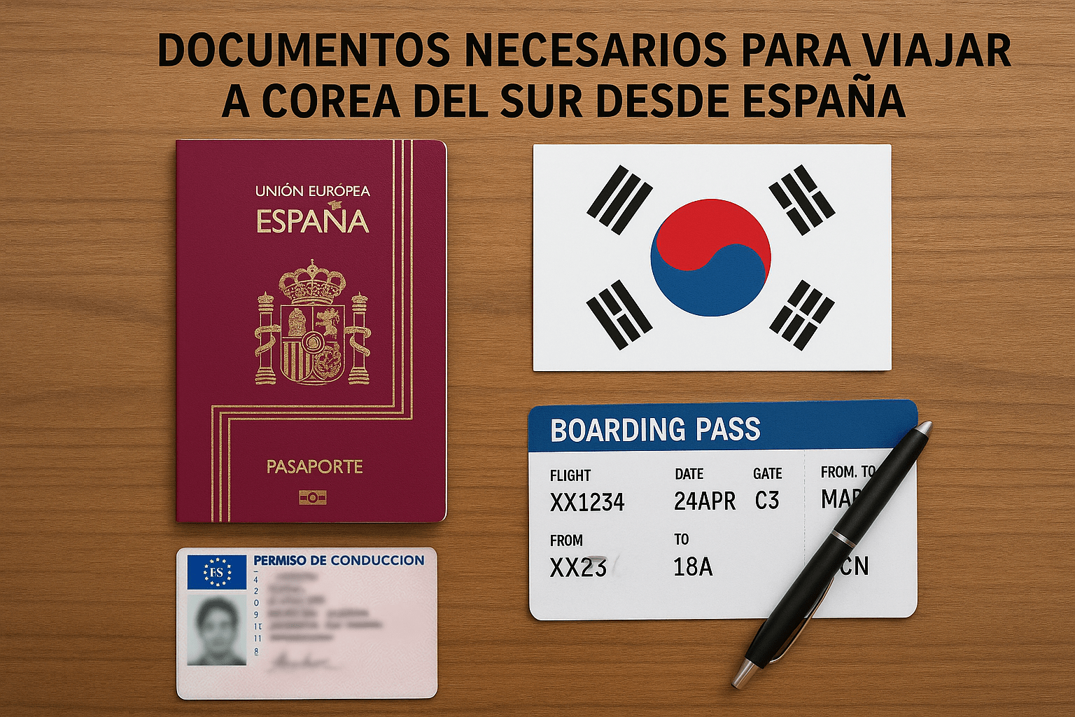 Documentos necesarios para viajar a Corea del Sur